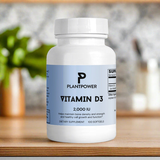 Vegan Vitamin DPPLANTPOWER SUPPLEMENTS